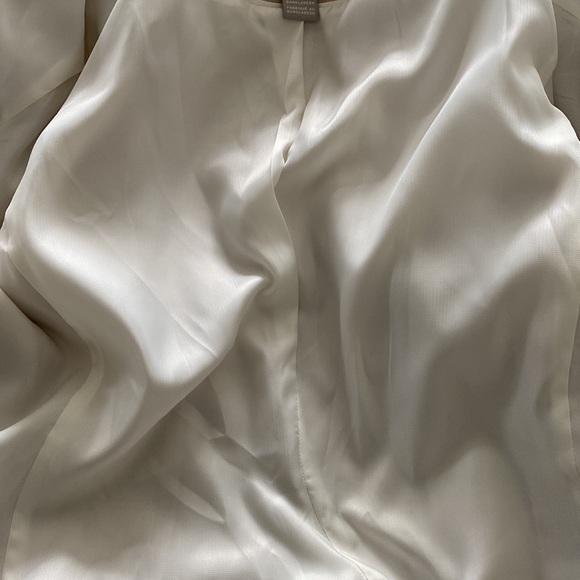 Beige fitted suit blazer jacket - Picture 6 of 6